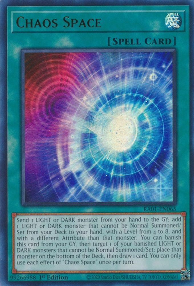 Chaos Space (UR) (RA01-EN065) - Ultra Rare