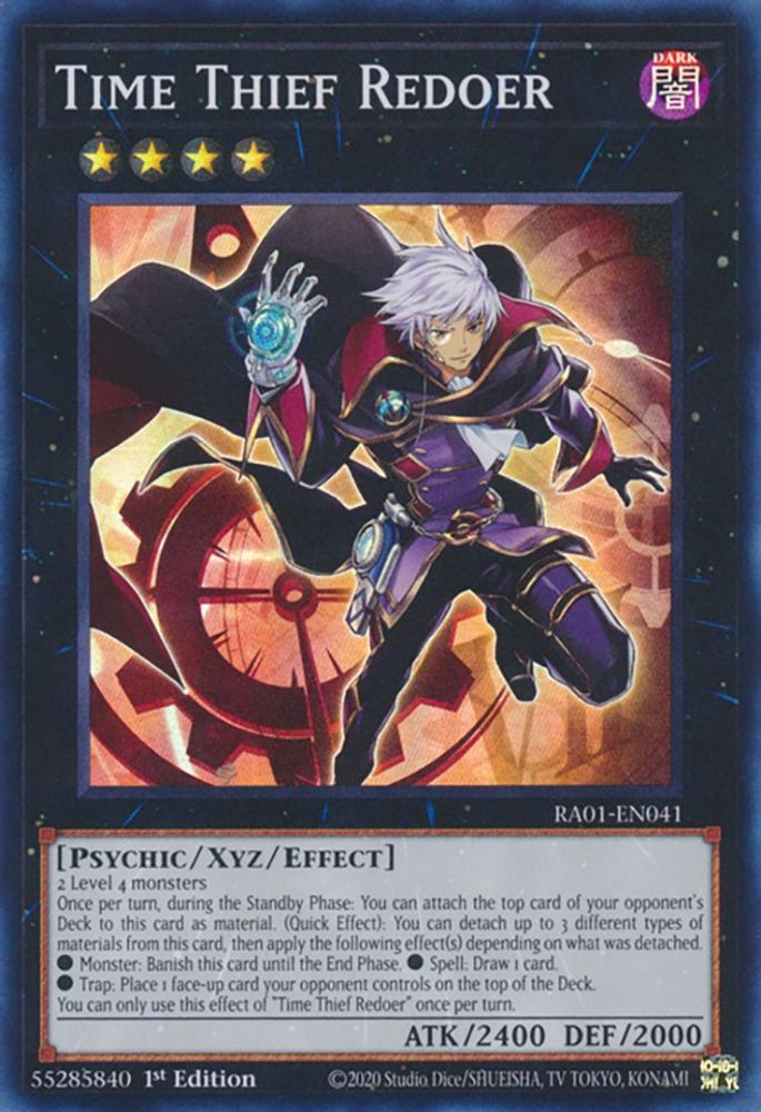 Time Thief Redoer (RA01-EN041) - Super Rare
