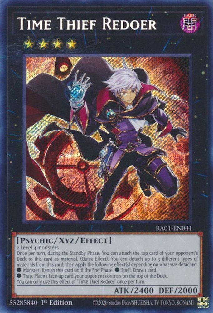 Time Thief Redoer (Secret Rare) (RA01-EN041) - Secret Rare