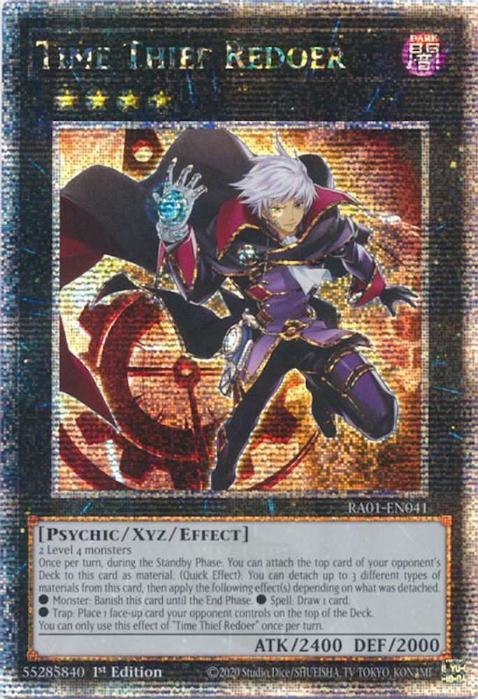 Time Thief Redoer (Quarter Century Secret Rare) (RA01-EN041) - Quarter Century Secret Rare
