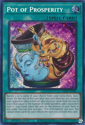 Pot of Prosperity (Secret Rare) (RA01-EN066) - 25th Anniversary Rarity Collection 1st Edition