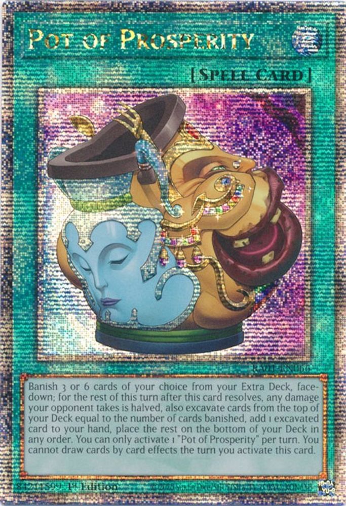 Pot of Prosperity (Quarter Century Secret Rare) (RA01-EN066) - Quarter Century Secret Rare