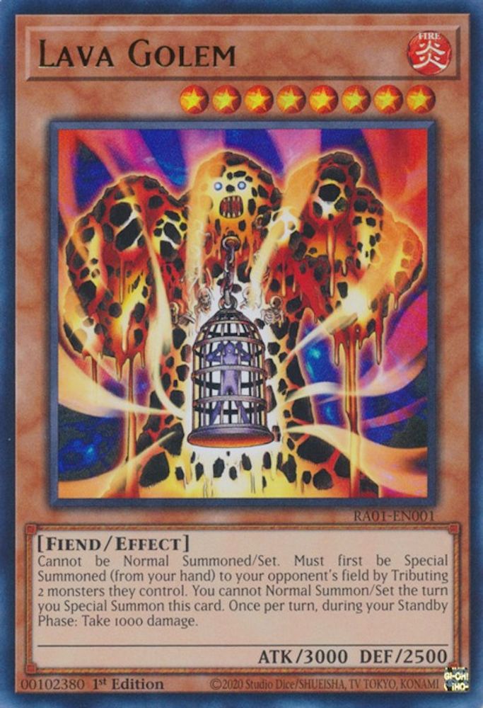 Lava Golem (UR) (RA01-EN001) - Ultra Rare