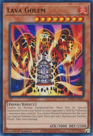 Lava Golem [RA01-EN001] Ultra Rare