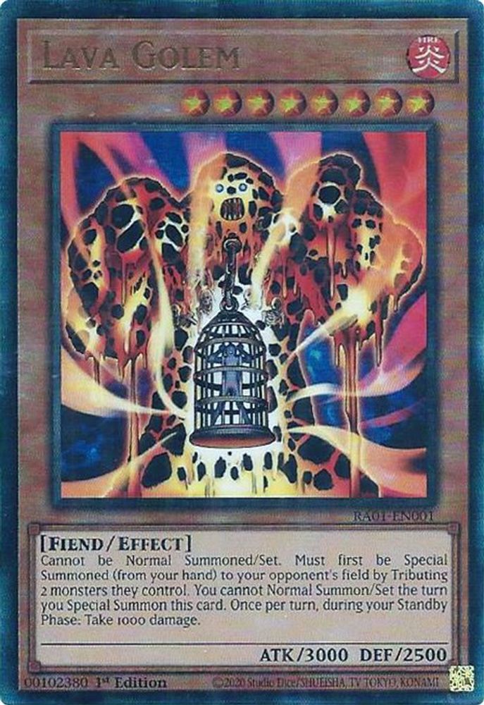 Lava Golem (PUR) (RA01-EN001) - Prismatic Ultimate Rare