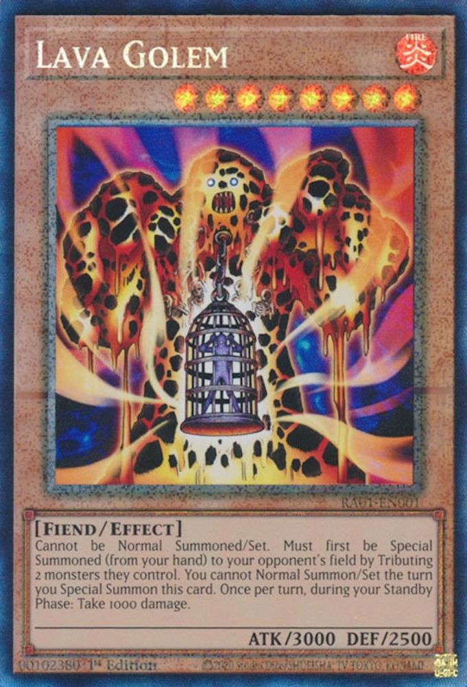 Lava Golem (PCR) (RA01-EN001) - Prismatic Collector's Rare