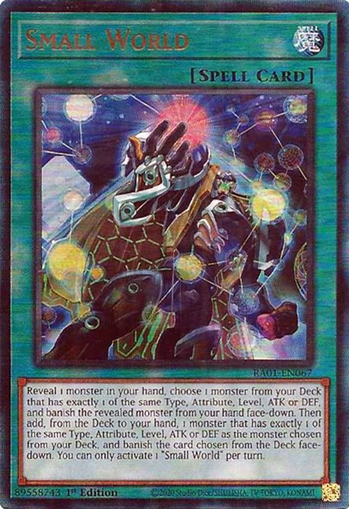 Small World (PUR) (RA01-EN067) - Prismatic Ultimate Rare
