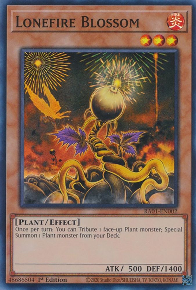 Lonefire Blossom (RA01-EN002) - Super Rare