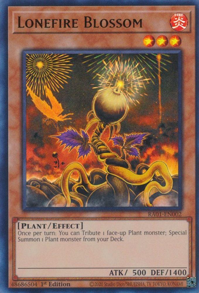 Lonefire Blossom (UR) (RA01-EN002) - Ultra Rare