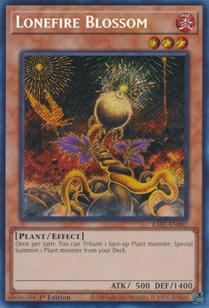 Lonefire Blossom (Secret Rare) (RA01-EN002) - Secret Rare