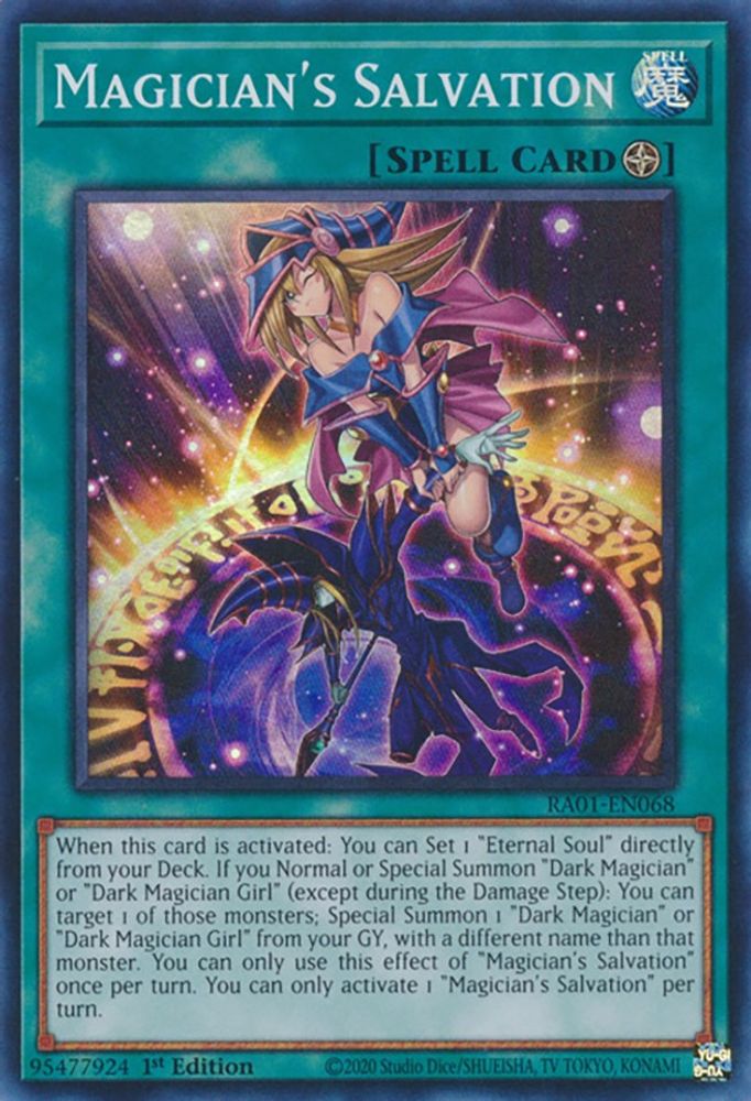 Magician's Salvation (RA01-EN068) - Super Rare
