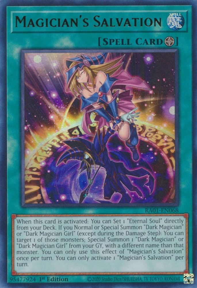 Magician's Salvation (UR) (RA01-EN068) - Ultra Rare
