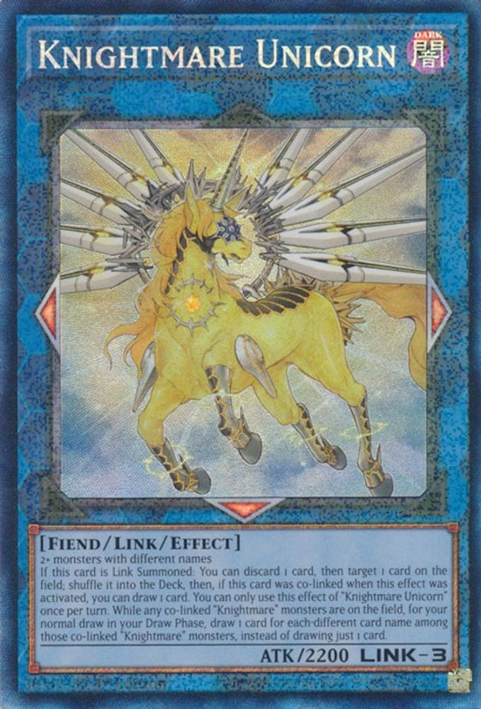 Knightmare Unicorn (PCR) (RA01-EN043) - Prismatic Collector's Rare
