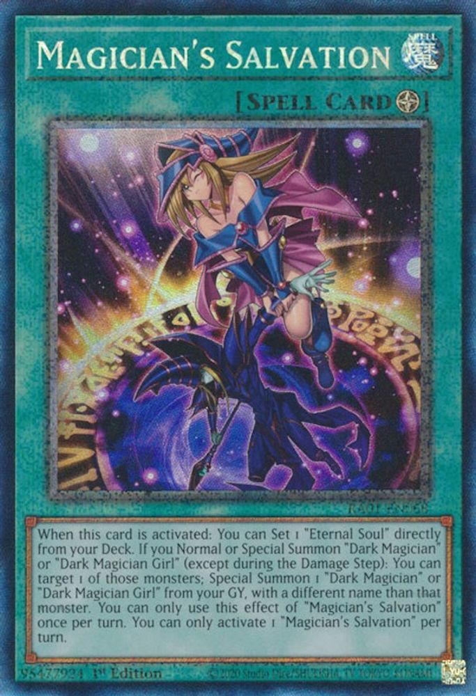 Magician's Salvation (PCR) (RA01-EN068) - Prismatic Collector's Rare