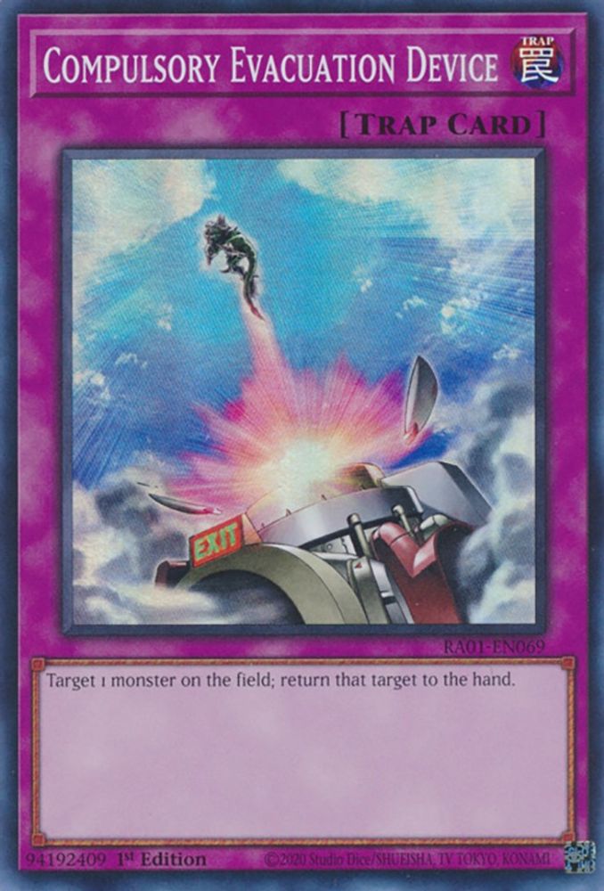 Compulsory Evacuation Device (RA01-EN069) - Super Rare