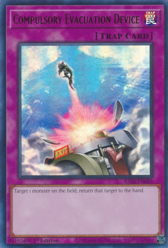 Compulsory Evacuation Device (UR) (RA01-EN069) - Ultra Rare