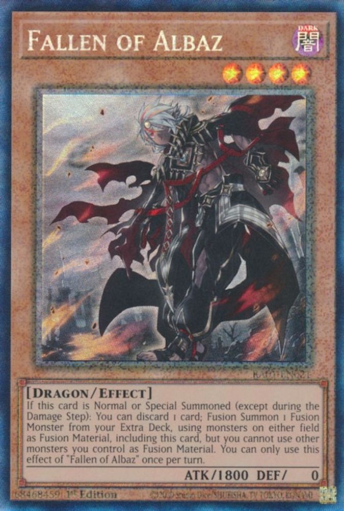 Fallen of Albaz (PCR) (RA01-EN021) - Prismatic Collector's Rare