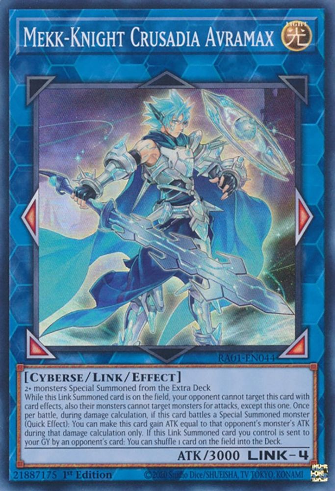 Mekk-Knight Crusadia Avramax (RA01-EN044) - Super Rare