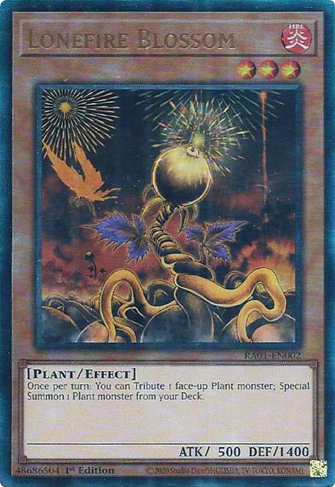 Lonefire Blossom (PUR) (RA01-EN002) - Prismatic Ultimate Rare