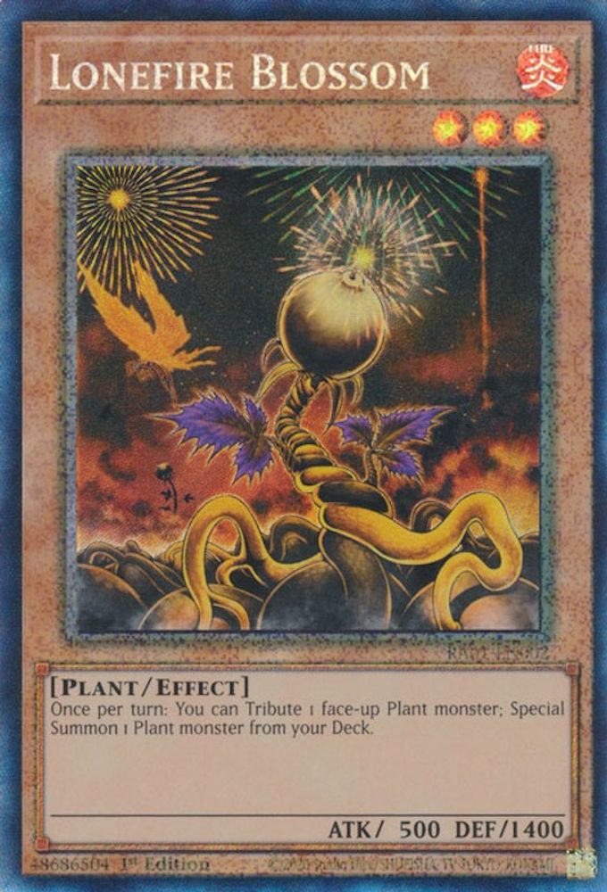 Lonefire Blossom (PCR) (RA01-EN002) - Prismatic Collector's Rare