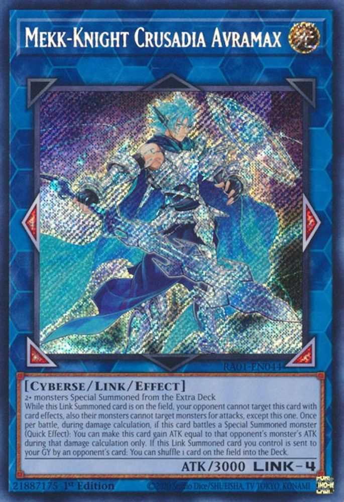 Mekk-Knight Crusadia Avramax (Secret Rare) (RA01-EN044) - Secret Rare
