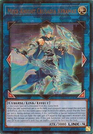 Mekk-Knight Crusadia Avramax [RA01-EN044] Prismatique Ultime Rare 