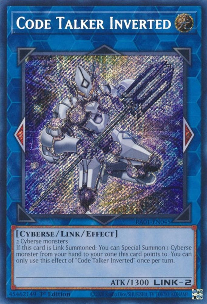 Code Talker inversé [RA01-EN045] Secret Rare 
