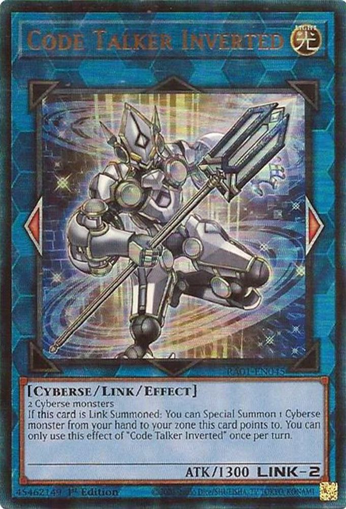 Code Talker Inverted (PUR) (RA01-EN045) - Prismatic Ultimate Rare