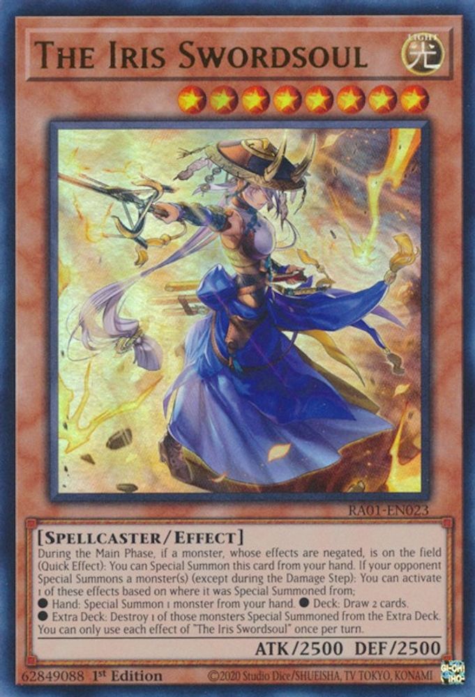 The Iris Swordsoul (UR) (RA01-EN023) - Ultra Rare