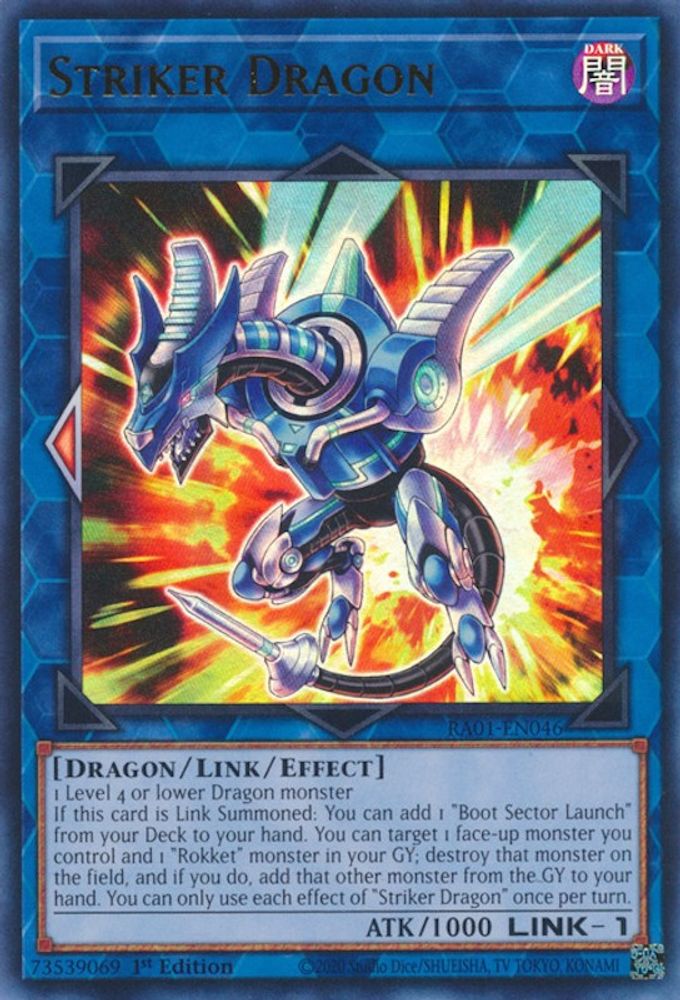 Striker Dragon (UR) (RA01-EN046) - Ultra Rare