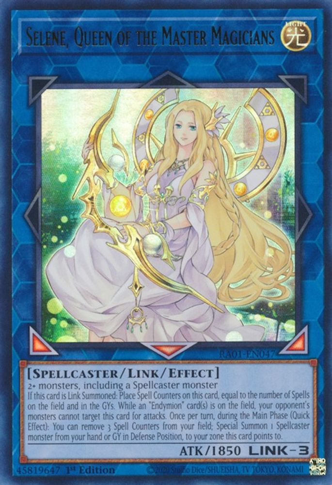 Selene, Queen of the Master Magicians (UR) (RA01-EN047) - Ultra Rare