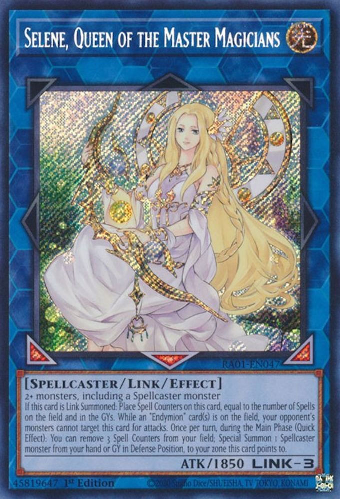 Séléné, reine des maîtres magiciens [RA01-EN047] Secret Rare 