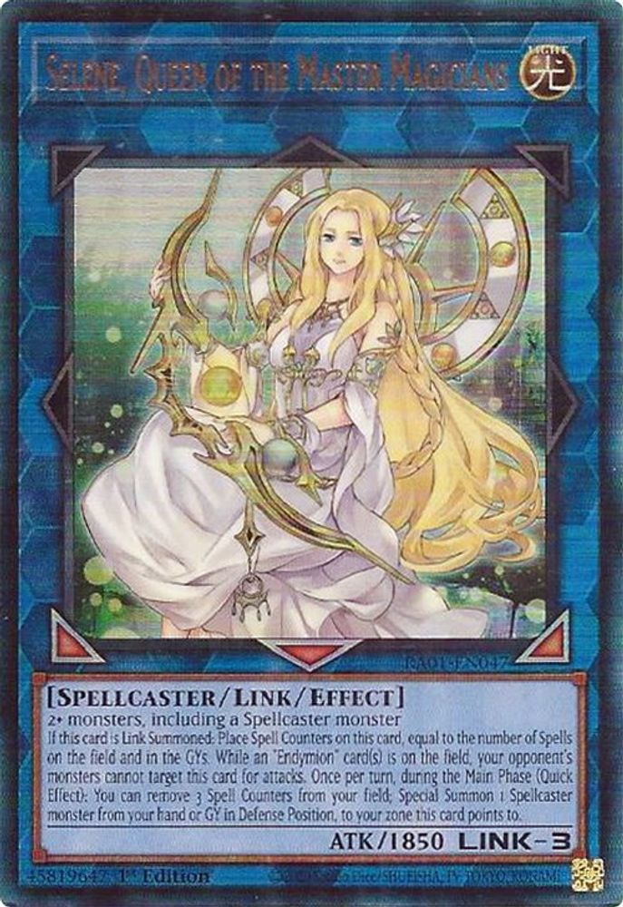 Selene, Queen of the Master Magicians (PUR) (RA01-EN047) - Prismatic Ultimate Rare