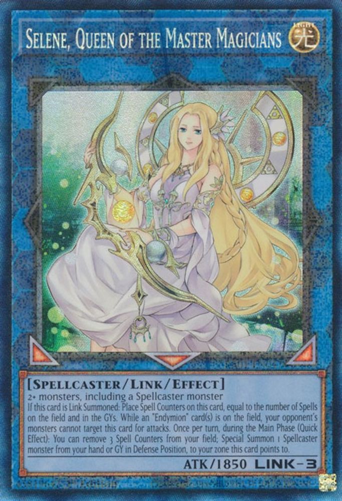 Selene, Queen of the Master Magicians (PCR) (RA01-EN047) - Prismatic Collector's Rare