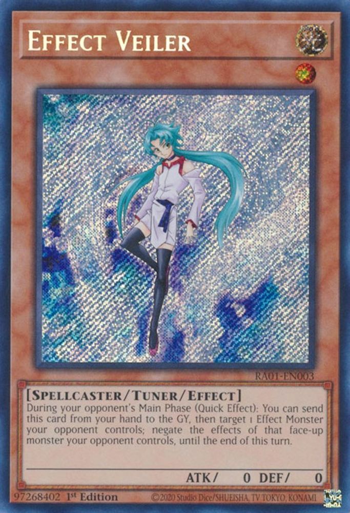 Effect Veiler (Secret Rare) (RA01-EN003) - Secret Rare