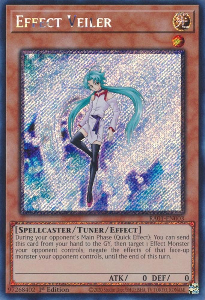 Effect Veiler (Platinum Secret Rare) (RA01-EN003) - Platinum Secret Rare