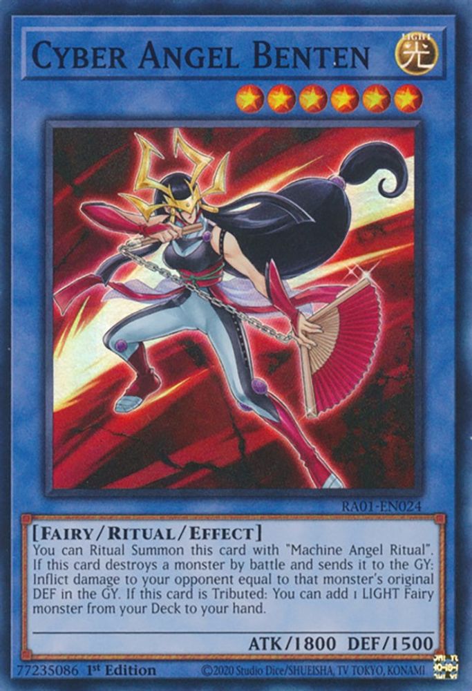 Cyber Angel Benten (RA01-EN024) - Super Rare