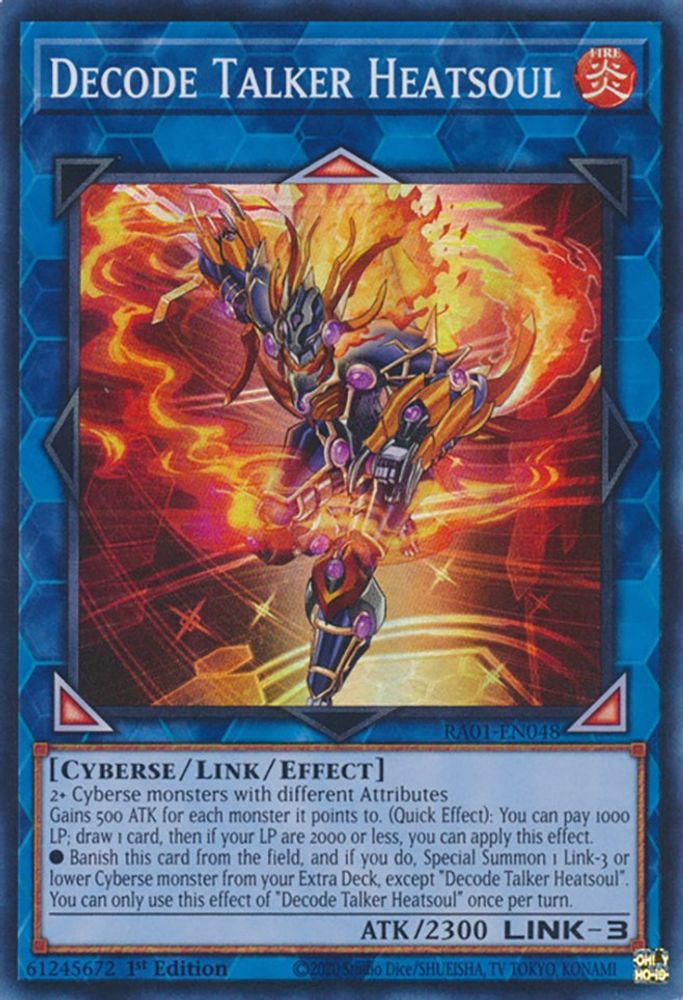 Decode Talker Heatsoul (RA01-EN048) - Super Rare