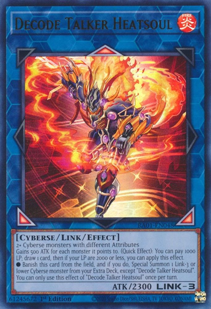Decode Talker Heatsoul (UR) (RA01-EN048) - Ultra Rare