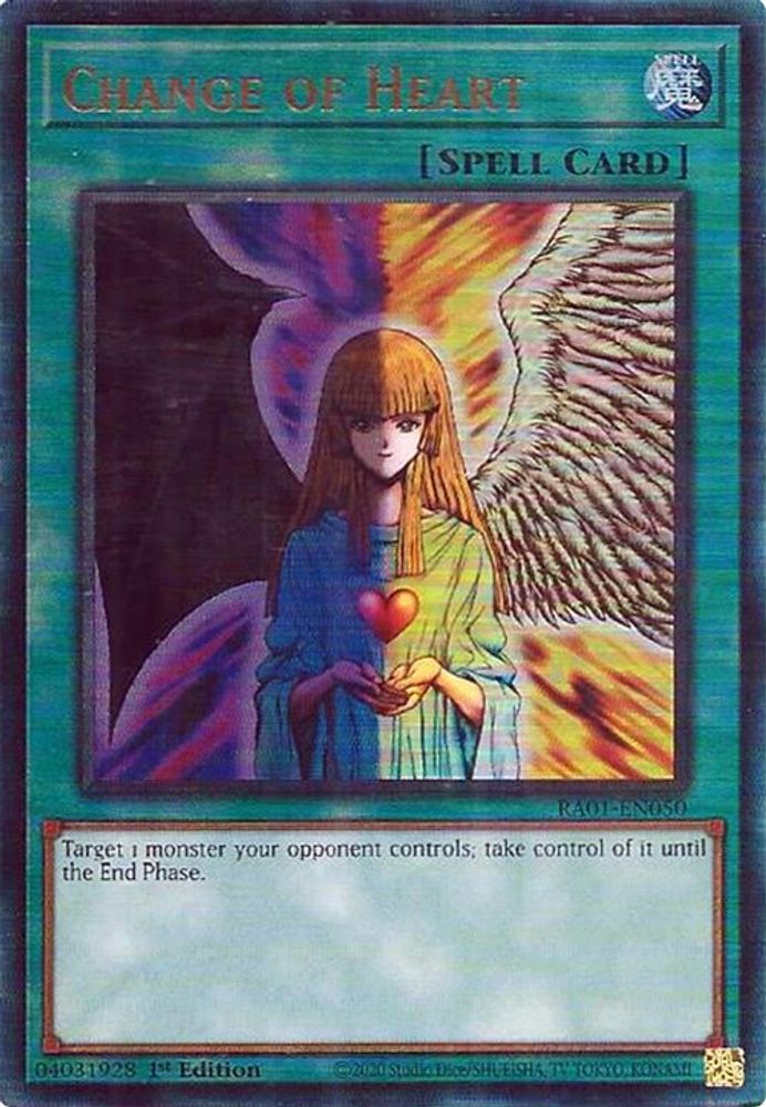 Changement de cœur [RA01-EN050] Prismatic Ultimate Rare 