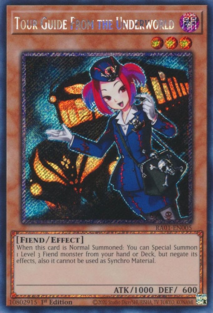 Guide touristique des enfers [RA01-EN005] Platinum Secret Rare 