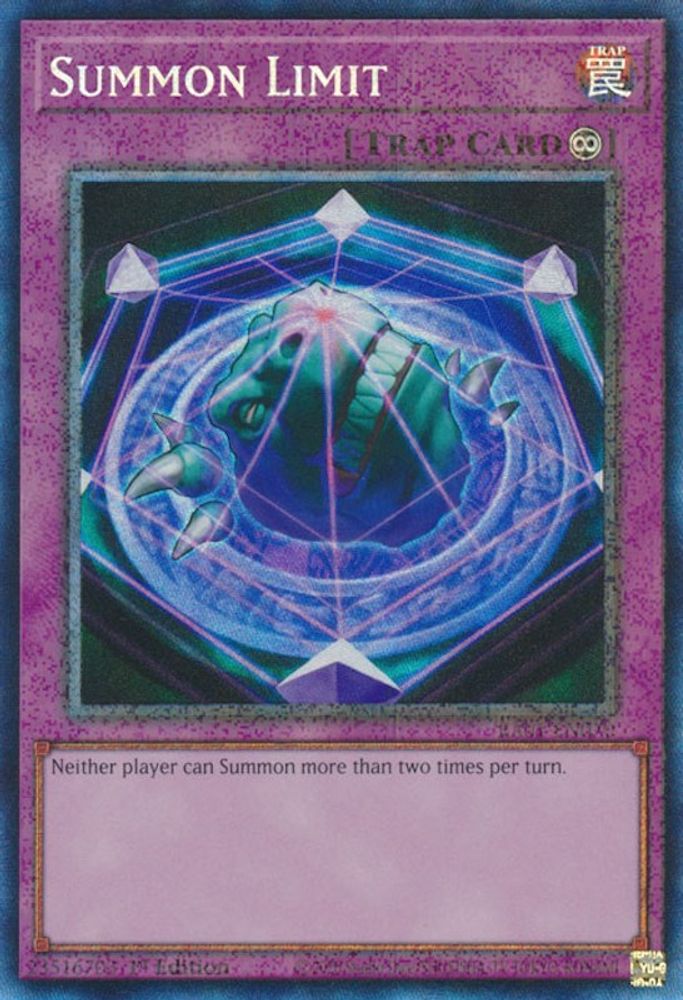 Summon Limit (PCR) (RA01-EN070) - Prismatic Collector's Rare