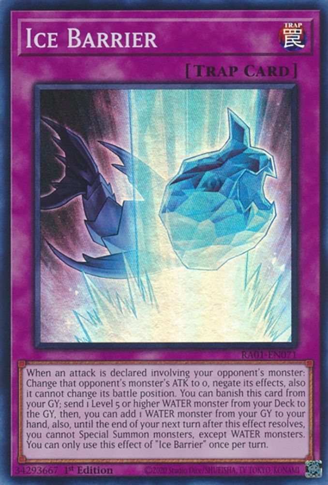 Ice Barrier (RA01-EN071) - Super Rare