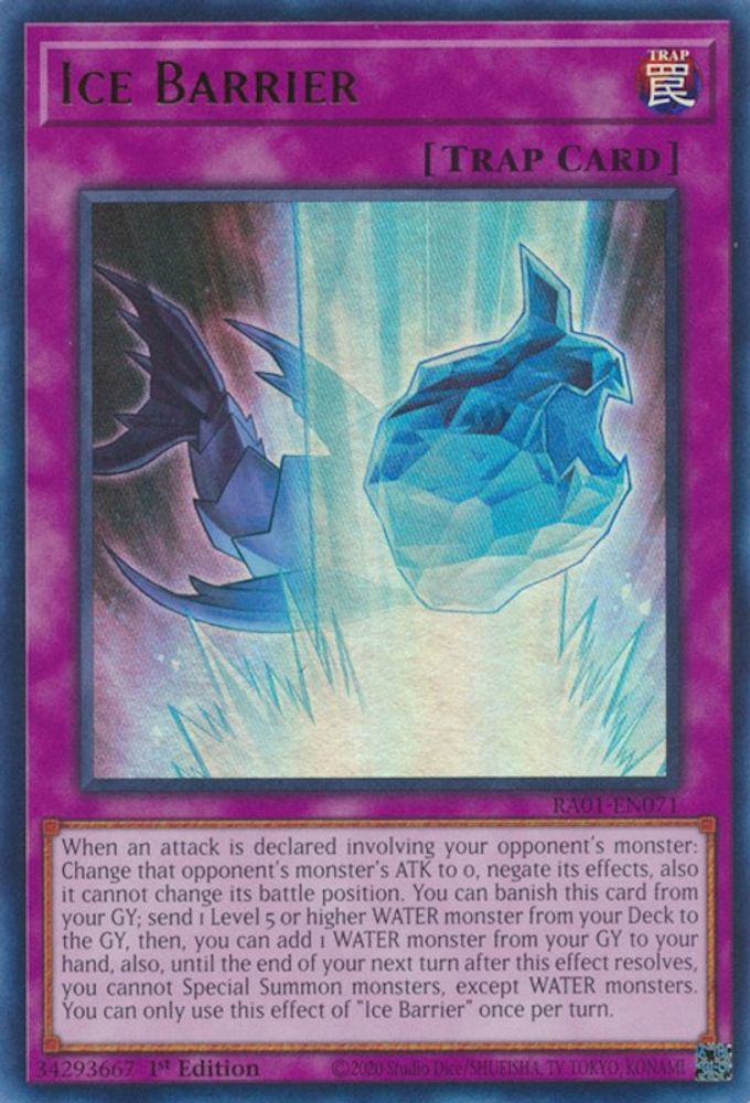Barrière de glace [RA01-EN071] Ultra Rare 