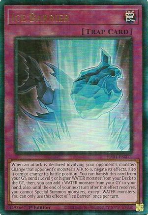 Barrière de glace [RA01-EN071] Prismatique Ultimate Rare 