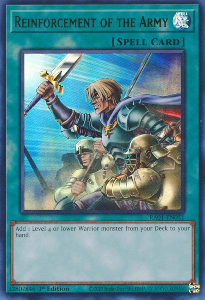 Reinforcement of the Army (UR) (RA01-EN051) - Ultra Rare