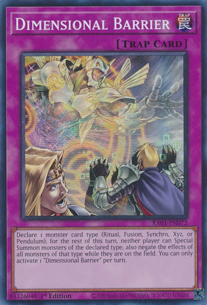 Barrière dimensionnelle [RA01-EN072] Super Rare 