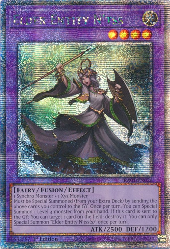 Elder Entity N'tss (Quarter Century Secret Rare) (RA01-EN026) - Quarter Century Secret Rare