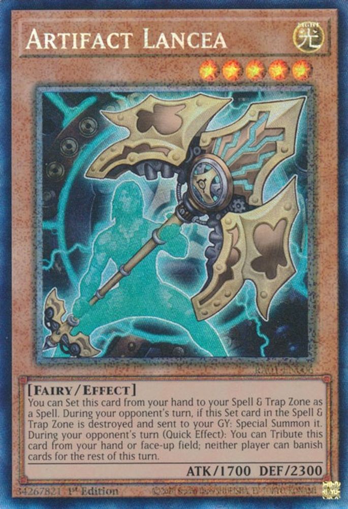 Artefact Lancea [RA01-EN006] Collectionneur prismatique rare 