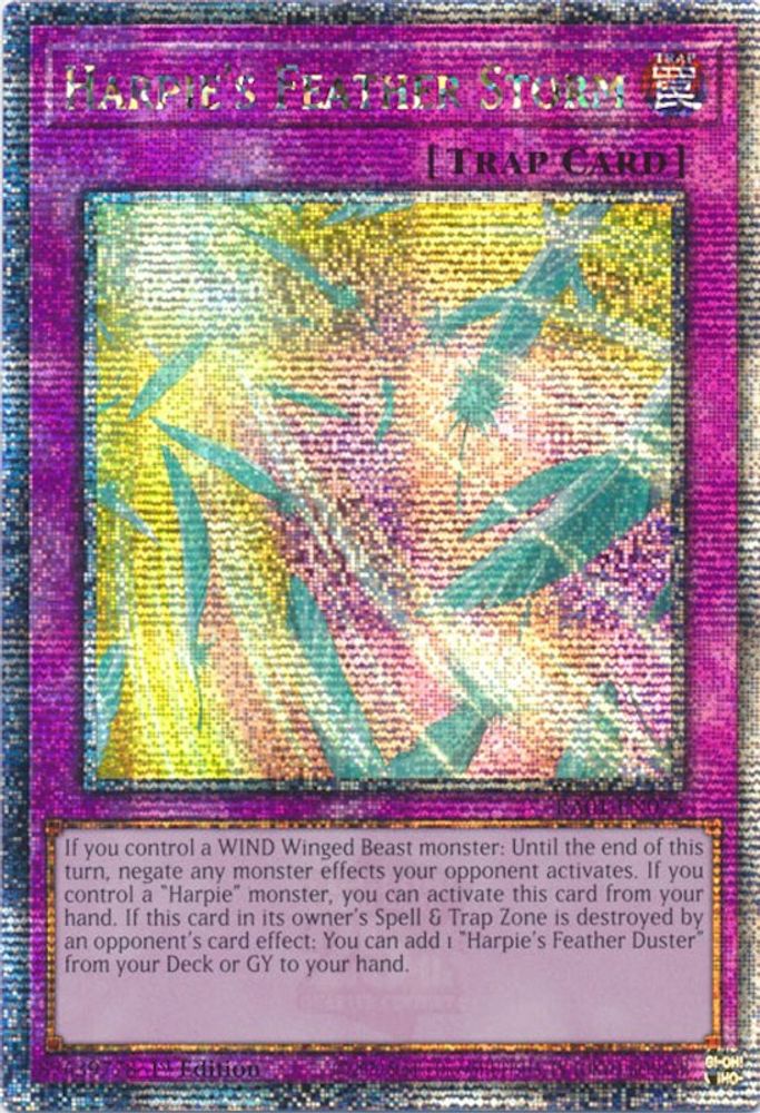 Harpie's Feather Storm (Quarter Century Secret Rare) (RA01-EN073) - Quarter Century Secret Rare